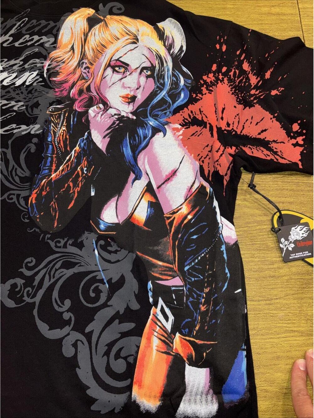 CIVIL REGIME Harley Quinn Oversized Tee XXL, NWT 2026